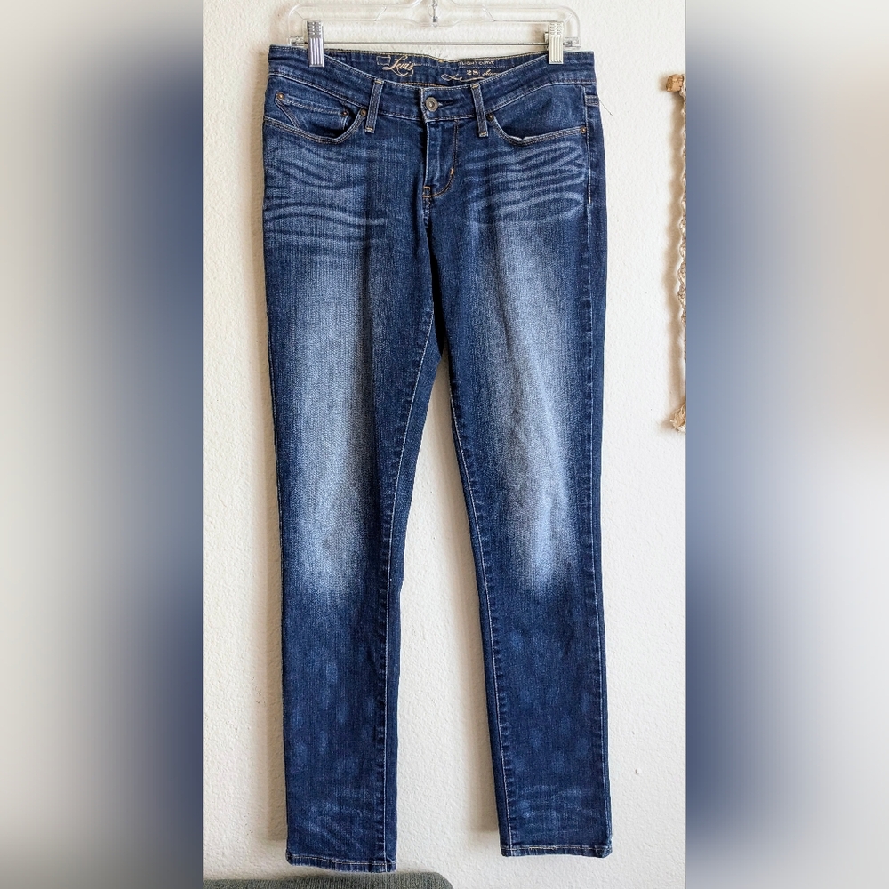 Levi's Slight Curve Blue Skinny Jeans Women's Sz 28x31